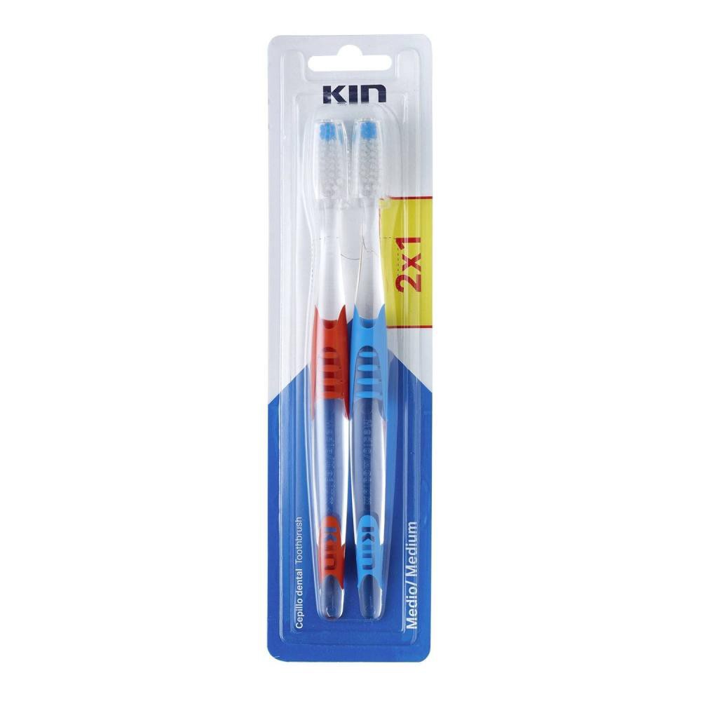 kin cepillo dental medio 2x1