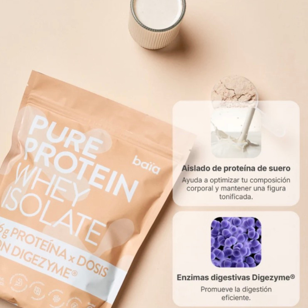 BAÏA Pure Protein Whey Isolate Vainilla  750...