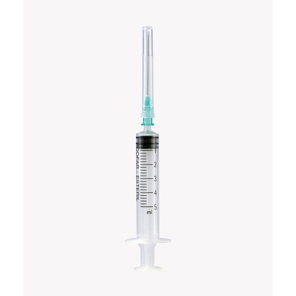 jeringa esteril con aguja 5 ml 30 x 7 ml acofar