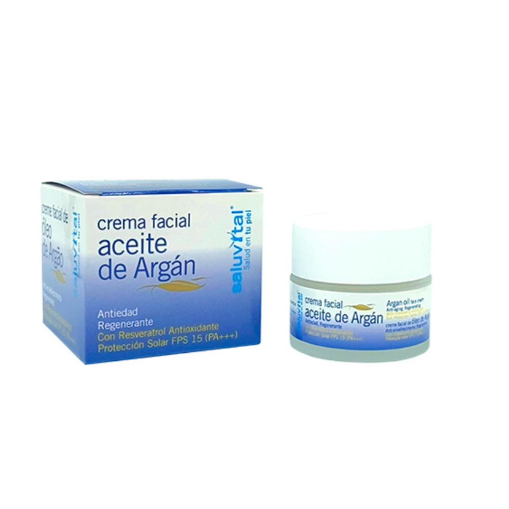 Saluvital Aceite de Argán Crema Facial