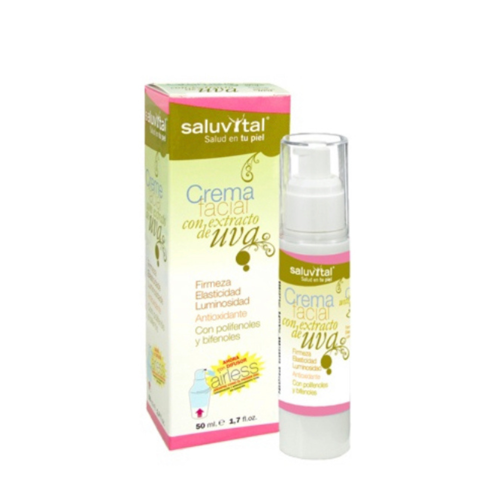 Saluvital Crema Facial Extracto de Uva